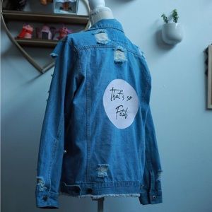 That’s So Fetch - Mean Girls Inspired Jean Jack With Pearl Embellishments